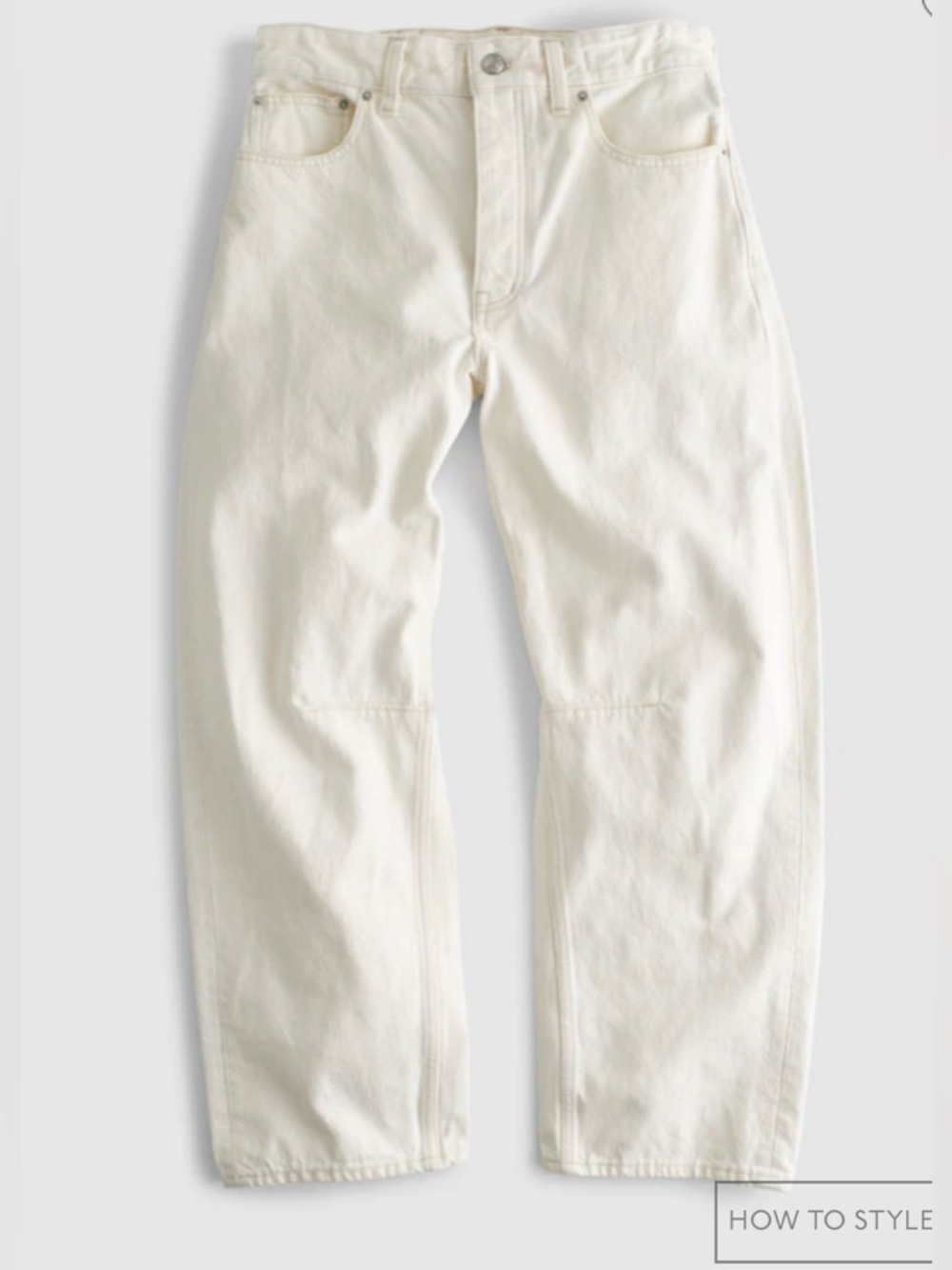 Madewell darted barrel jeans in vintage canvas 26P